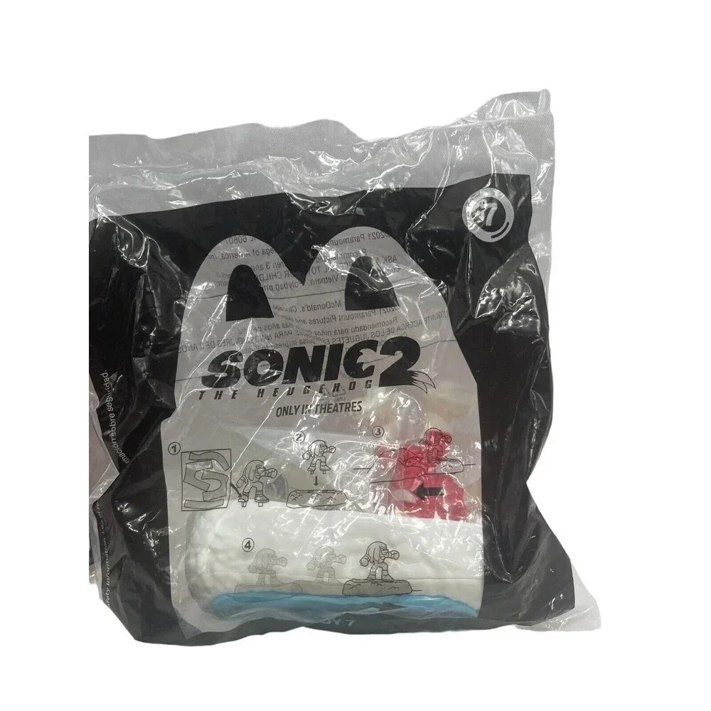 Sonic the Hedgehog 2 McDonalds Happy Meal KNUCKLES Toy #5 #7 BRAND NEW